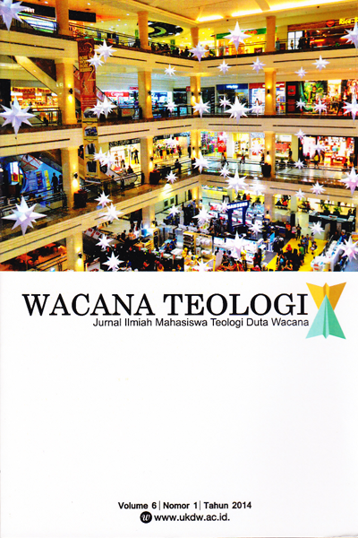 					View Vol. 6 No. 1 (2014): Wacana Teologi
				