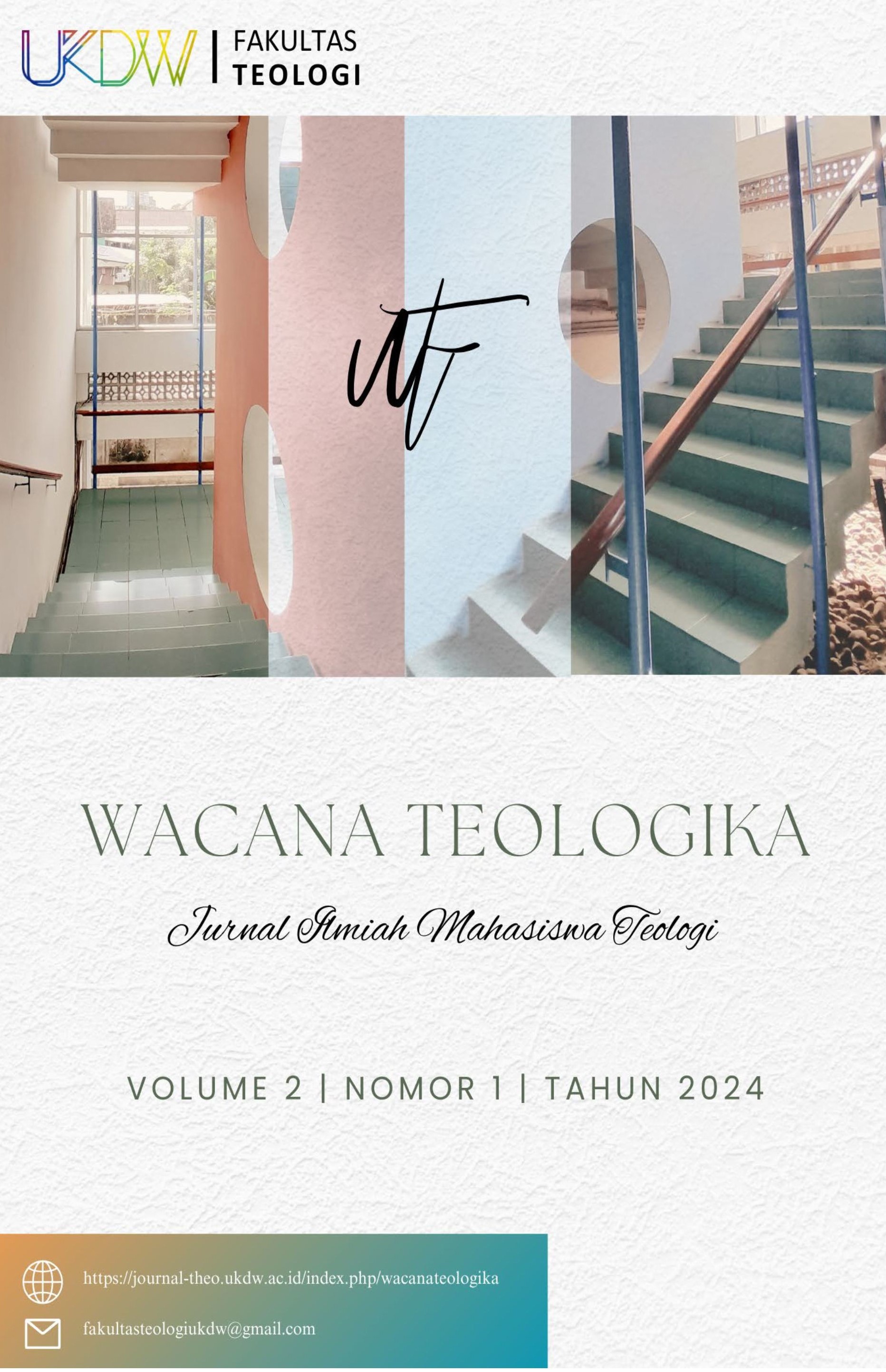 					View Vol. 2 No. 1 (2024): Wacana Teologika: Jurnal Ilmiah Mahasiswa Teologi Duta Wacana
				